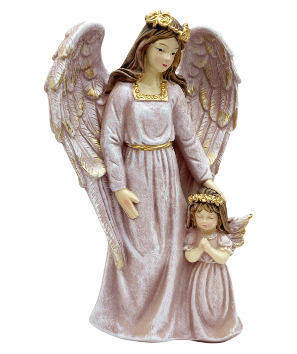 Inger decorativ GODMOTHER cu fetita, 10x20cm [1]