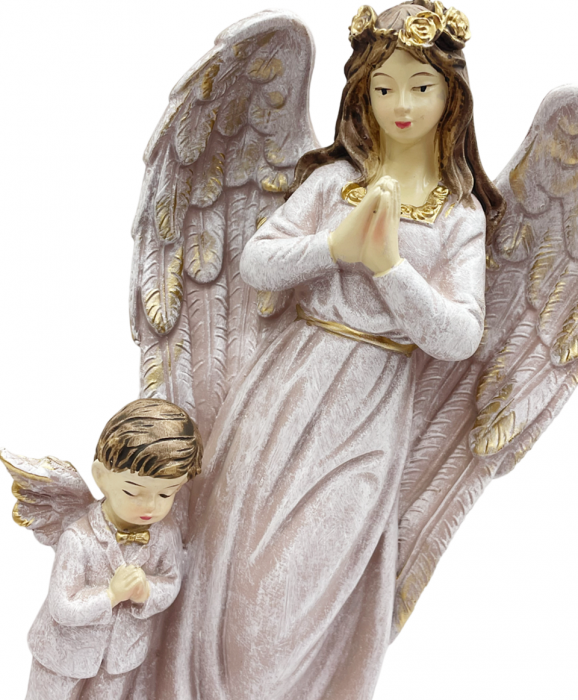 Inger decorativ GODMOTHER cu baiat, 10x20cm [2]
