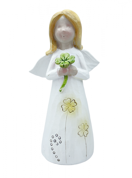 Inger decorativ LIA, Alb, 11cm [1]