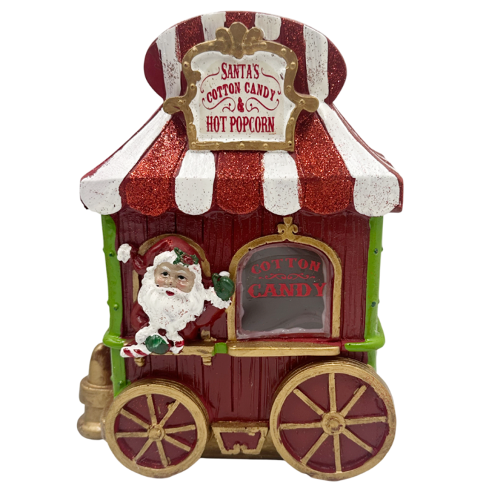 Figurină Stand Festiv Moș Crăciun COTTON CANDY [2]