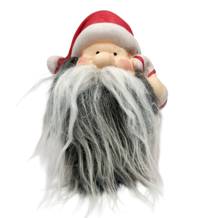 Figurină Moș Crăciun cu Barbă Pufoasă JOY [3]