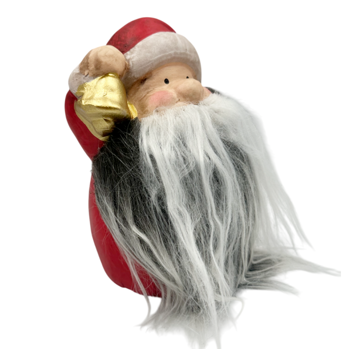 Figurină Moș Crăciun cu Barbă Pufoasă JOY [2]