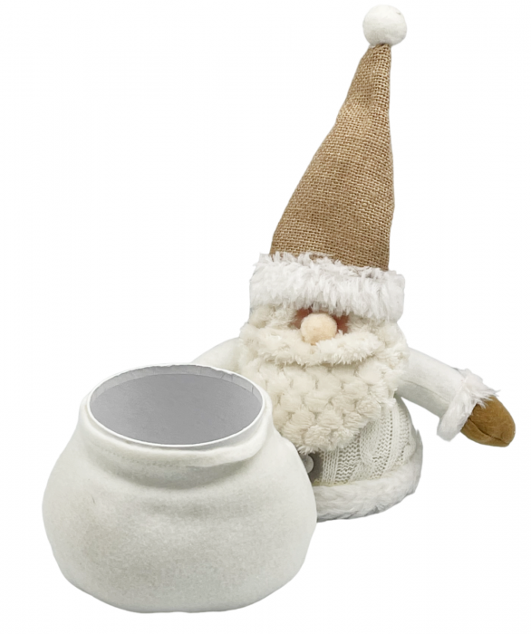 Figurina Mos Craciun cu cutie cadouri SURPRISE, 10x30cm [2]