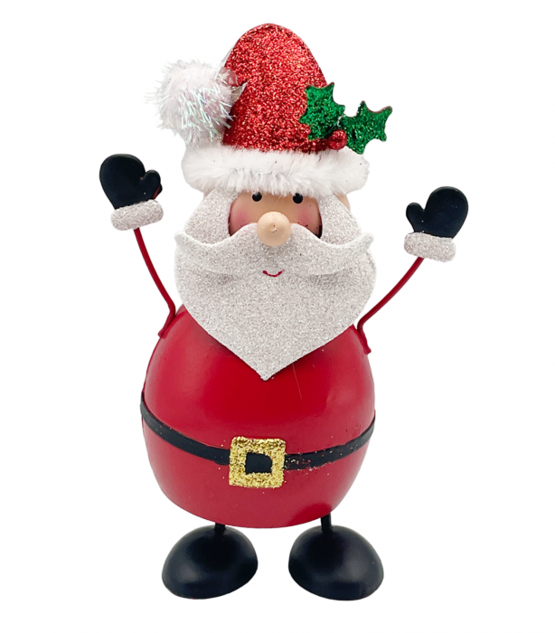 Figurina Mos Craciun pe arc FUNNY, 17cm [1]