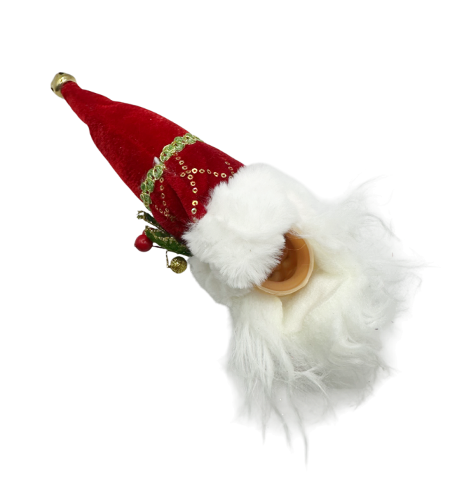 Figurina Mos Craciun - Decor pentru sticla JOY, Rosu, 28cm [3]