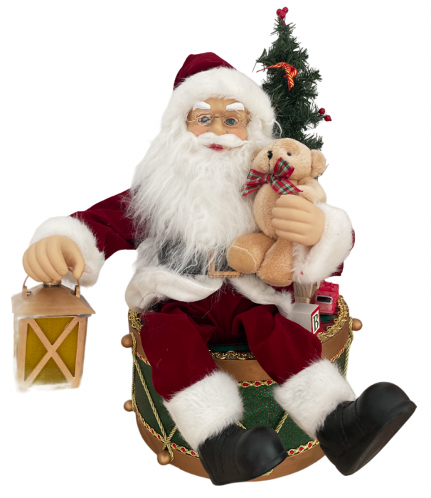 Figurina animata & muzicala Mos Craciun MAGIC, 50cm [2]