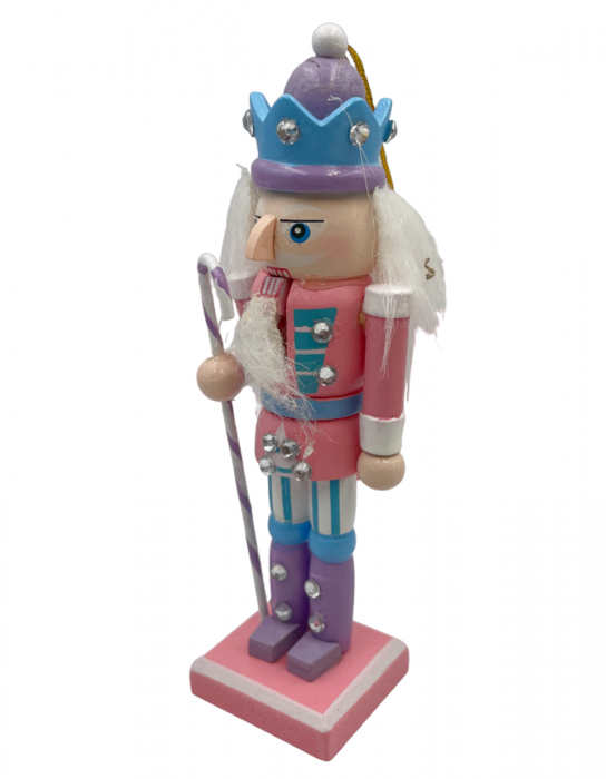 Figurina Craciun - Spargatorul de Nuci CANDY, Roz, 13cm [2]