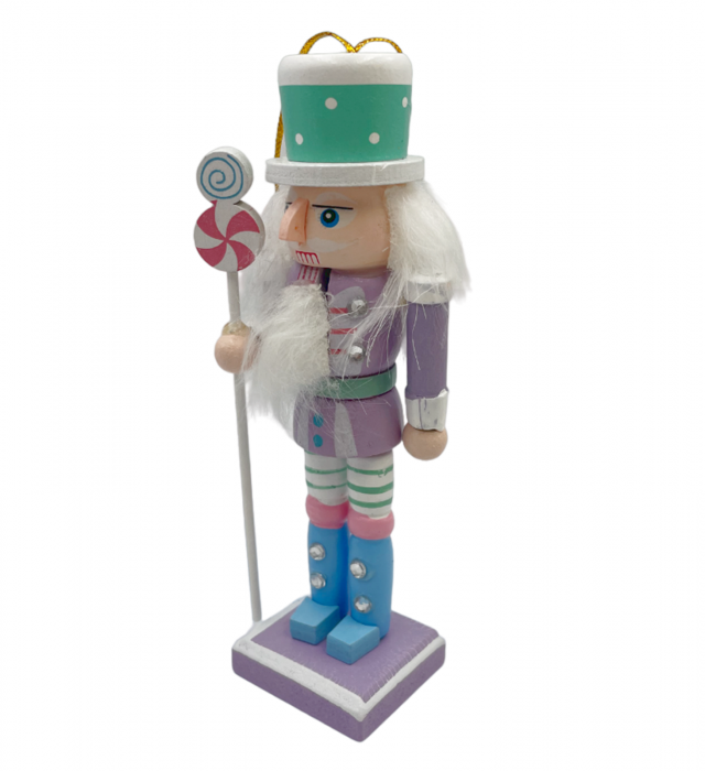 Figurina Craciun - Spargatorul de Nuci CANDY, Mov, 13cm [2]