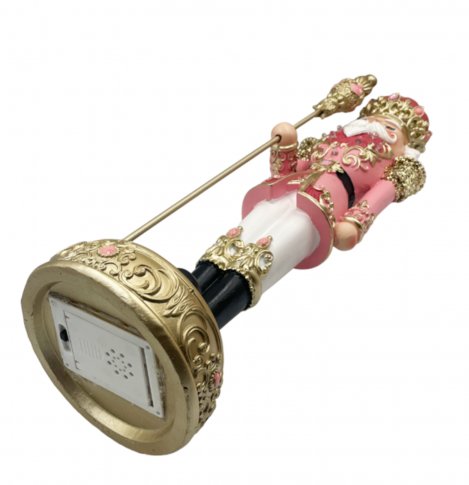 Spargatorul de Nuci cu lumina LED CANDY, Roz/ Auriu, 13x50cm [4]