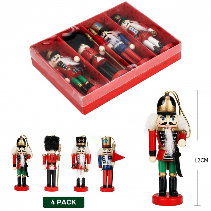 Set 4 Figurine Craciun - Spargatorul de Nuci MERRY, 12cm [2]