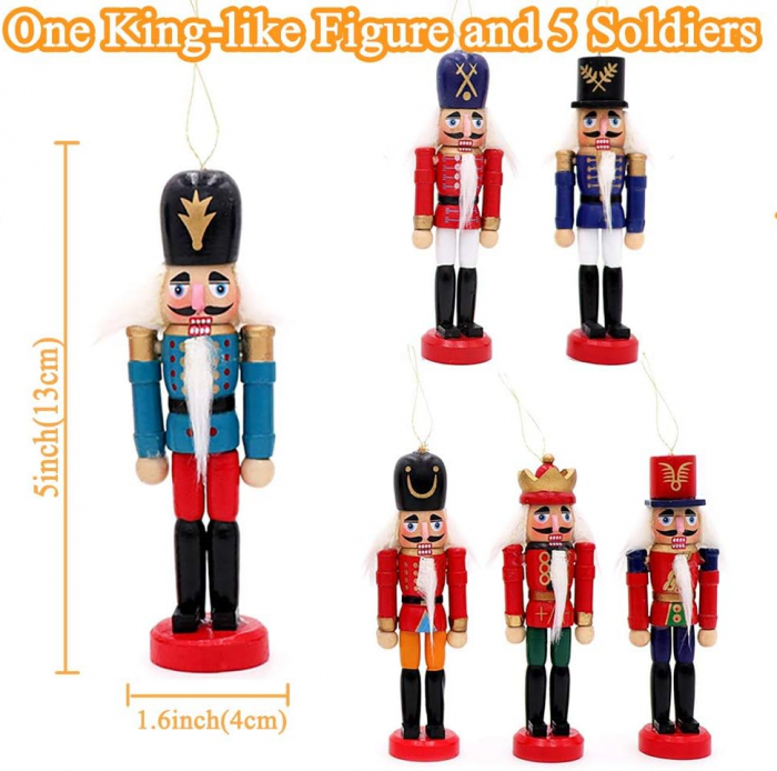 Set 6 Figurine Craciun - Spargatorul de Nuci MERRY, 12cm [3]