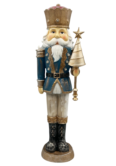Figurina Spărgătorul de Nuci ROYAL albastru – Figurină Decor Crăciun [1]