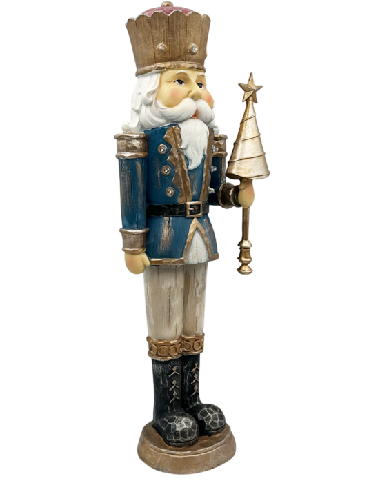 Figurina Spărgătorul de Nuci ROYAL albastru – Figurină Decor Crăciun [2]