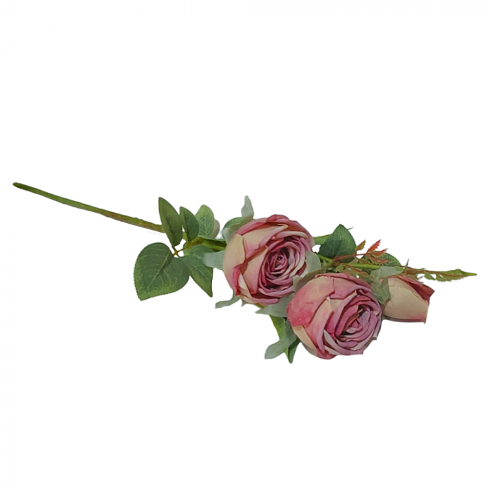Fir trandafir artificial roz Velvet 70cm [1]