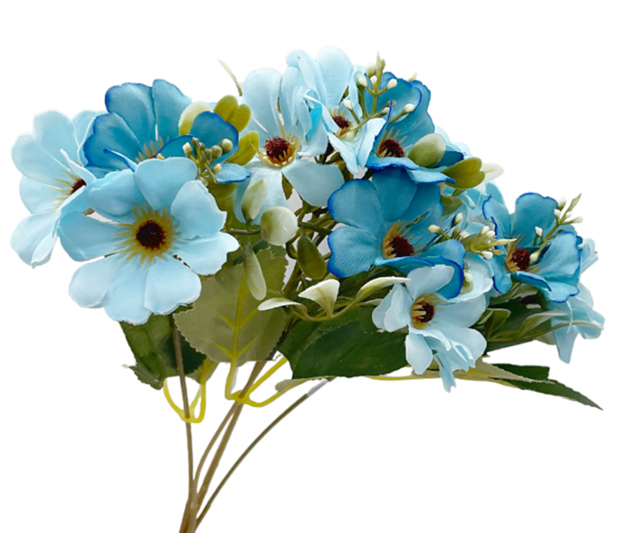 Flori de camp artificiale GINNY, Albastru, 30cm [1]