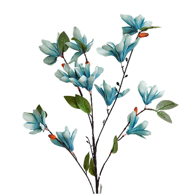 Flori artificiale albastre Francine crenguta 85cm [1]