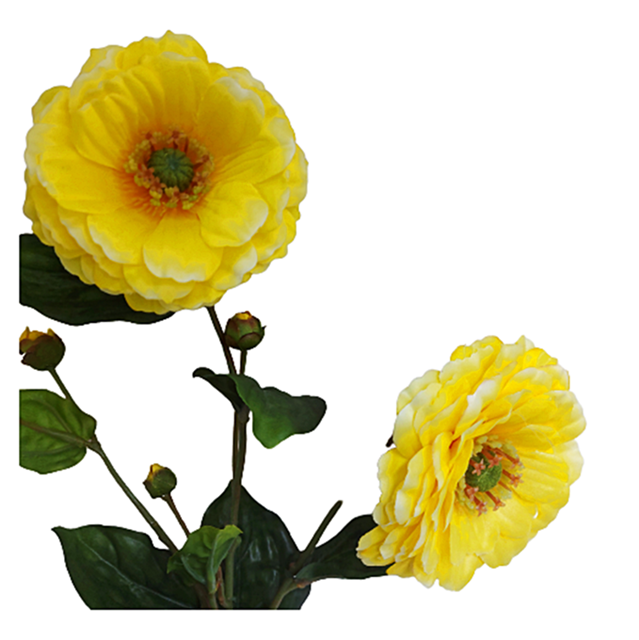 Flori artificiale SHELLY, Galben, 80cm [2]