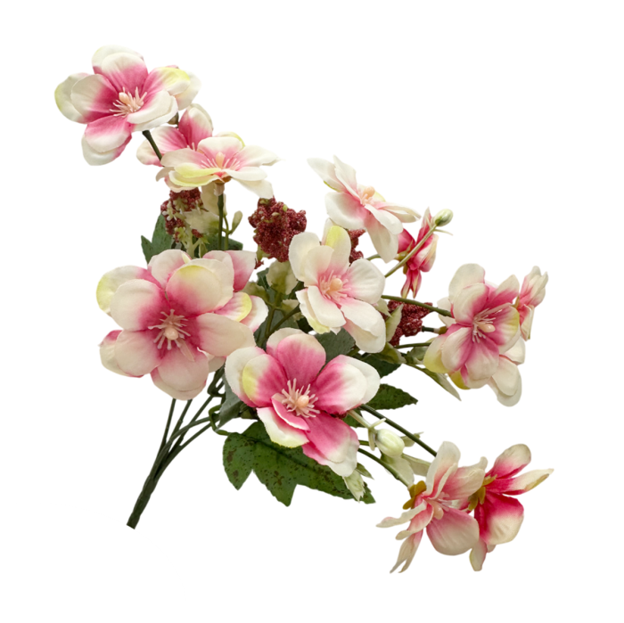 Flori artificiale SONYA, Roz galbui, 30cm [3]