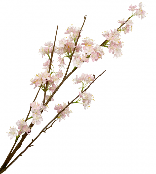 Ramura cu flori artificiale CHERRYL, Roz, 100cm [4]