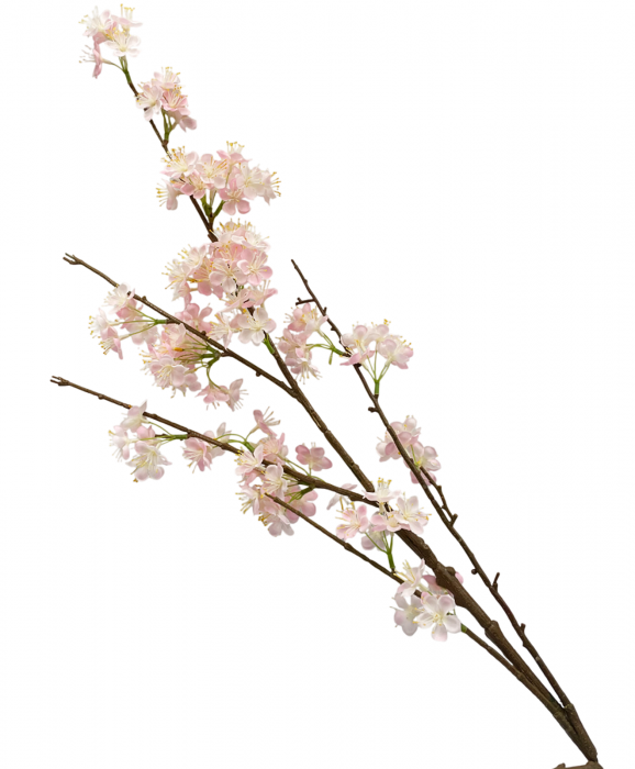 Ramura cu flori artificiale CHERRYL, Roz, 100cm [3]