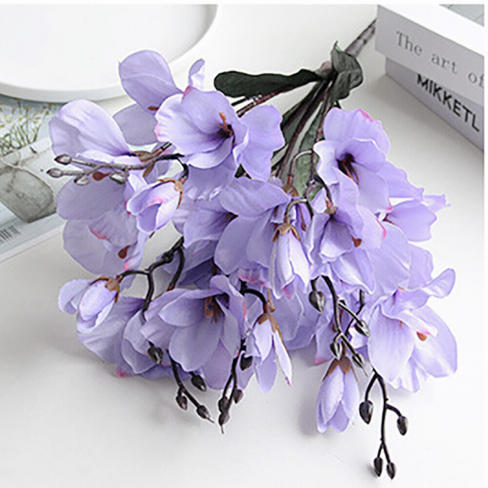 Magnolie artificiala DEMETRA, Mov, 45cm [4]