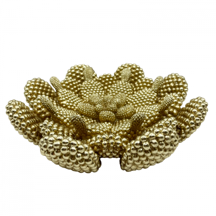 Decoratiune de perete sau de masa CACTUS, Auriu, 21cm [2]