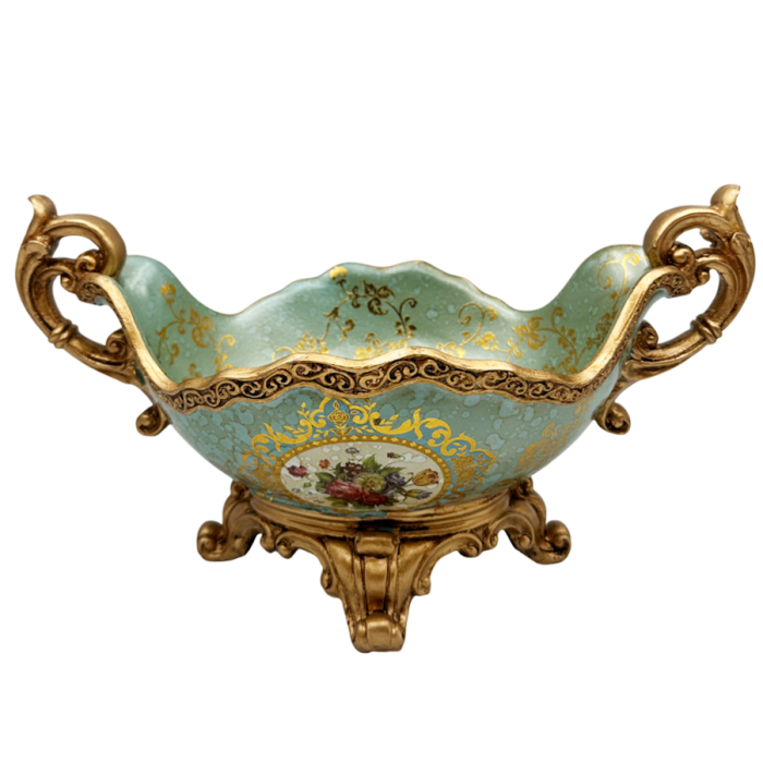 Fructiera decorativa vintage PAULETTE - Model Floral [1]