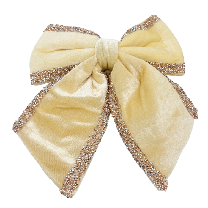 Funda decorativa pentru brad VELVET, Auriu, 20cm [1]