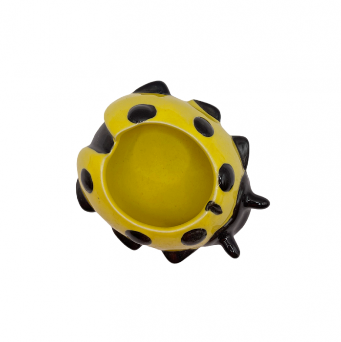 Suport ceramic decorativ – buburuză galbenă THORA [2]