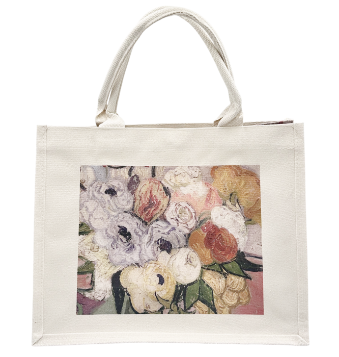 Geanta din panza FLORAL ART - Tote bag casual [2]
