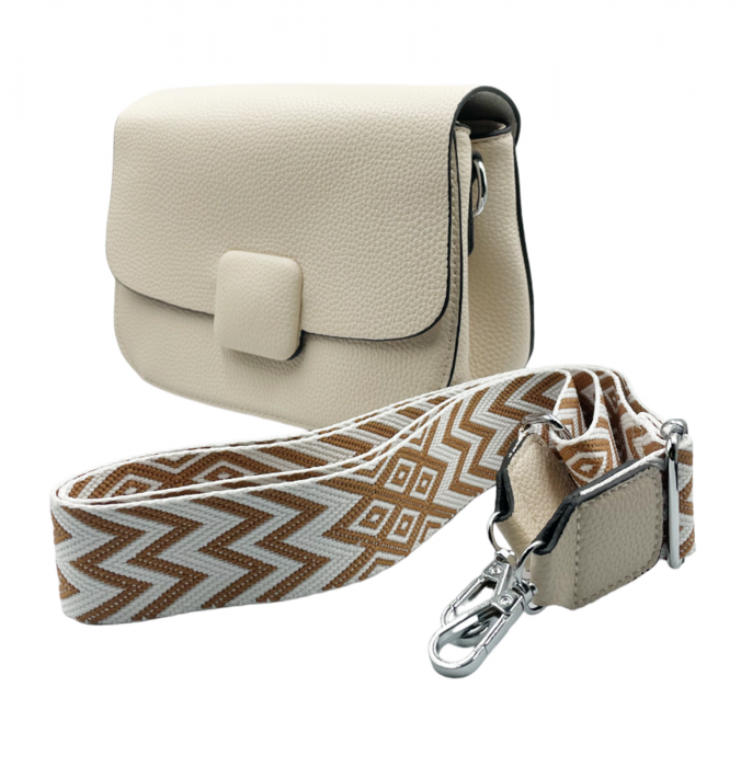 Geanta crossbody CINZIA, 20x14cm, Bej [2]