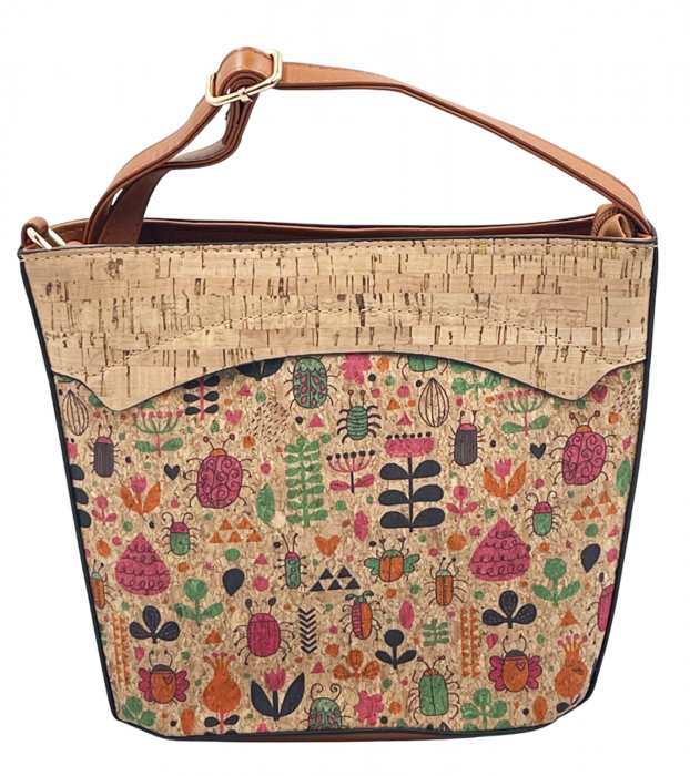 Geanta crossbody din pluta ALBERTINA, Cu 1 buzunar [1]