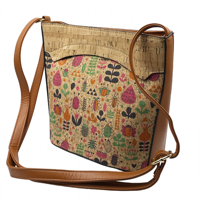 Geanta crossbody din pluta ALBERTINA, Cu 1 buzunar [5]