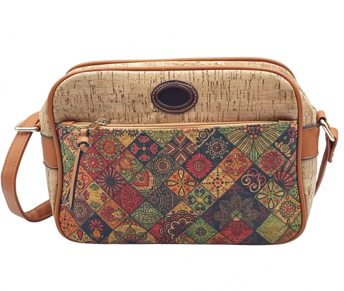 Geanta crossbody din pluta BENEDITA, Cu 1 buzunar [1]