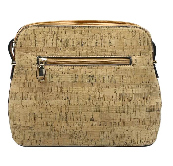 Geanta crossbody din pluta CAROLINA, Cu ciucuri [6]