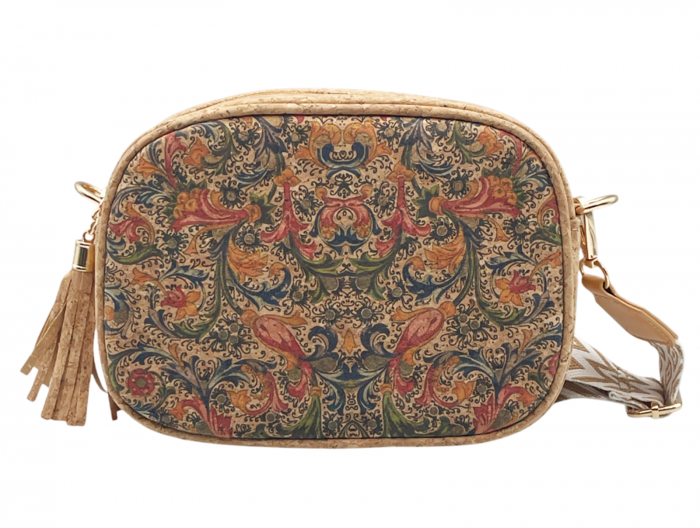 Geanta crossbody din pluta JACINDA, Bareta textil [1]