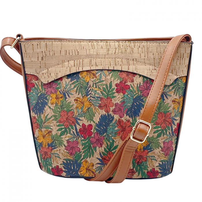 Geanta crossbody din pluta LEONIE, Cu 1 buzunar [2]