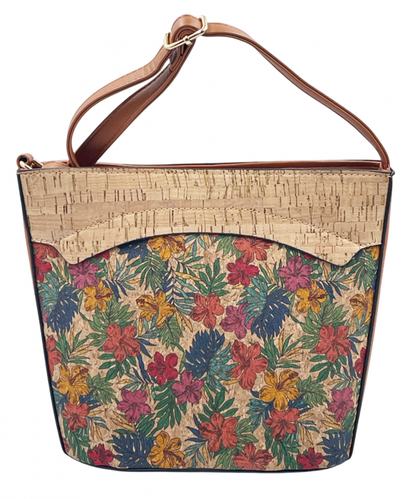 Geanta crossbody din pluta LEONIE, Cu 1 buzunar [1]