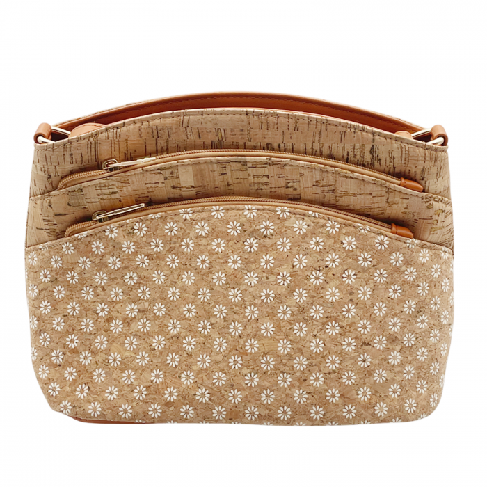 Geanta crossbody din pluta Margarida, Cu 2 buzunare [3]