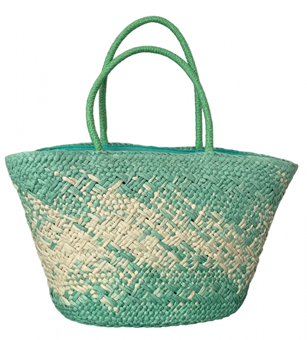 Cos impletit din paie Paloma, Verde [4]