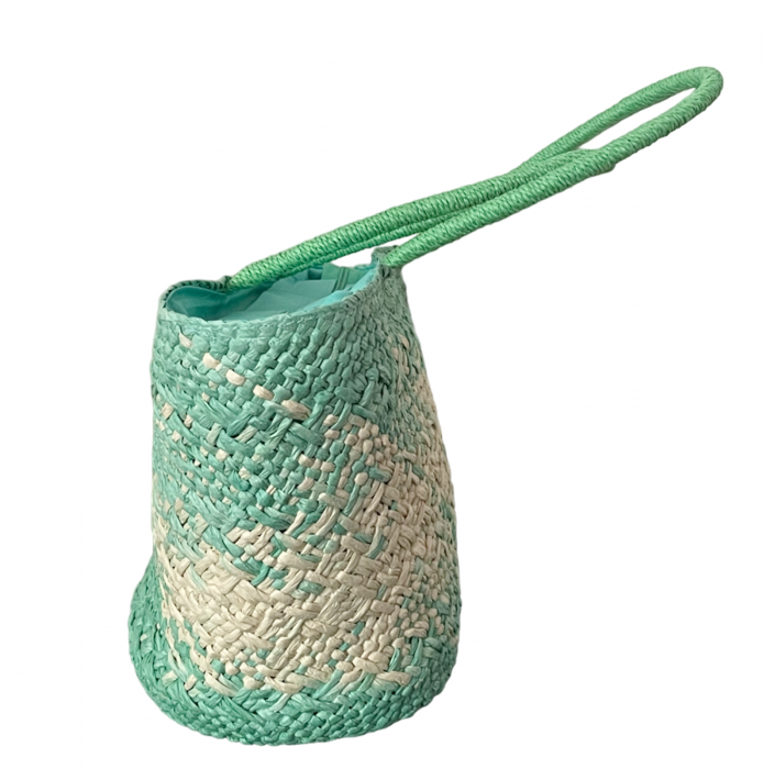 Cos impletit din paie Paloma, Verde [2]