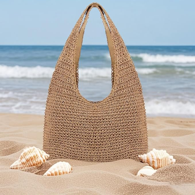 Geanta de paie Shopper ESTRELA, Maro [6]