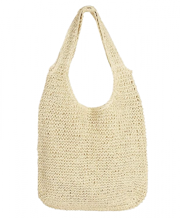 Geanta de paie Shopper ESTRELA, Bej [1]
