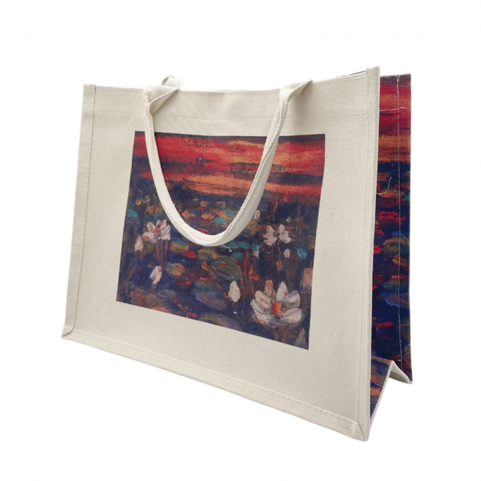 Geanta casual CANVAS BLOSSOM, 38x16x30cm [2]