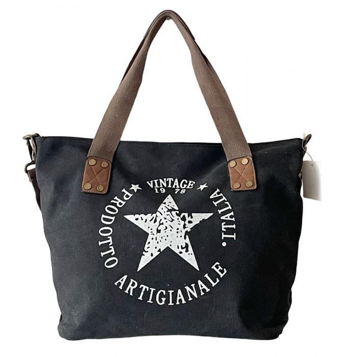 Geanta de panza VINTAGE STAR, Negru [3]