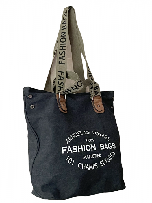 Geanta de panza VINTAGE VOYAGE, Negru [3]