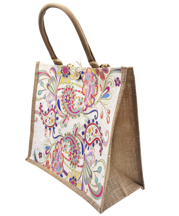 Geanta din iuta - Tote bag paisley ORIENT [3]