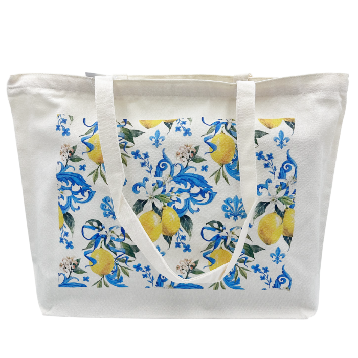 Geanta Panza - decor lamai - LIMONE CAPRI - Shopper cu fermoar [2]