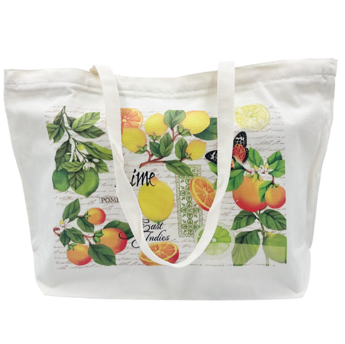 Geanta Panza - decor lamai - LIMONE GARDA - Shopper cu fermoar [3]