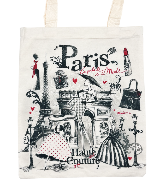 Geanta panza PARIS - Tote bag cu fermoar, 37x43 cm [2]